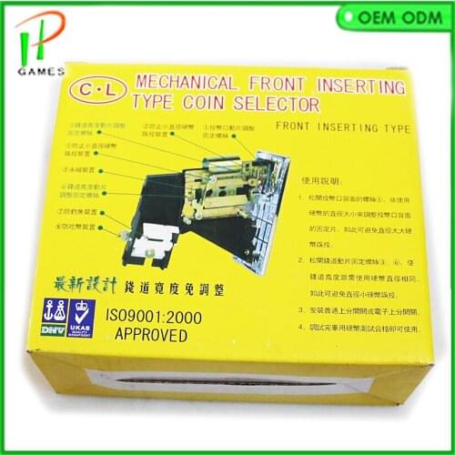 Mechanical Coin Acceptor Plastic material Coin Selector Accepto Doll machine/ swing machine/ Arcade Games Machines Parts