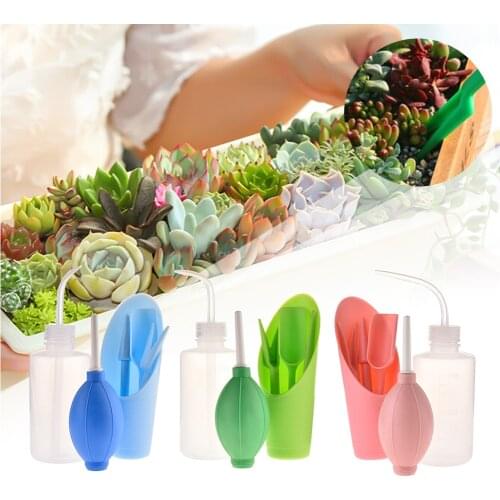 6 PCS Mini Garden Planter Kit DIY Hand Tools Set Succulent Plant Planting Kit Miniature Garden Plants Bucket Shovel Tools