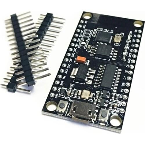 NodeMCU V3 Lua WIFI module integration of ESP8266 + extra memory 32M Flash, USB-serial CH340G for Arduino