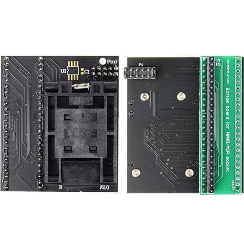 Newest RT-BGA48-01 For RT89H V2.0 Socket MX29GL640 S29GL064N Other Models NOR Off-Line Programmer Calculator Adapter