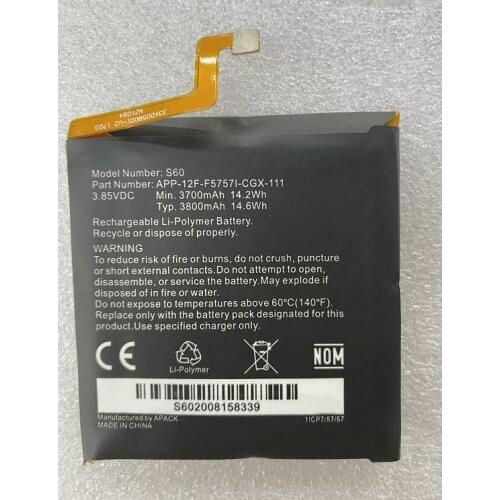 HST New Battery 3800mAh Replacement Battery For Caterpillar Cat S60 APP-12F-F57571-CGX-111 Phone Batteries