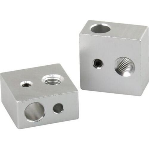 New 4 Pcs Metal Heating Block Aluminum Heater for Makerbot MK7 MK8 3D Printer Extruder Hot End DOM668