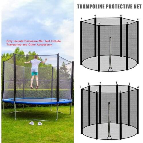 Trampoline Enclosure Durable Safe Nylon Trampoline Protection Net For Outdoor Children Injury Prevention