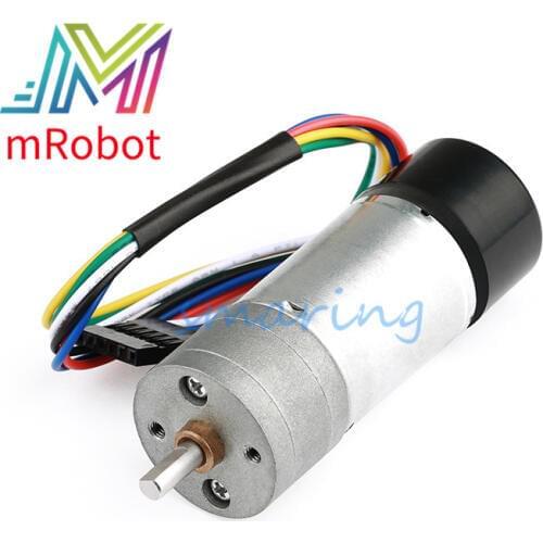 High Torque Encoder Motor DC Gear JGA25 Motor With Hall Speed Measurement for DIY Intelligent Robot Car Tank Chassis Kit
