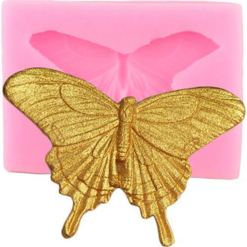 Butterfly Silicone Molds DIY Baking Cupcake Topper Fondant Cake Decorating Tools Candy Polymer Clay Chocolate Gumpaste Moulds