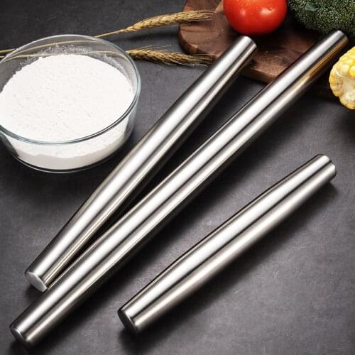 304 stainless steel rolling pin Kitchen Baking accessories kneading tool