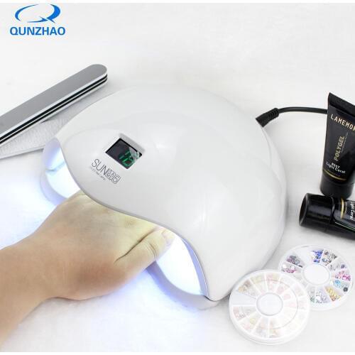 48W UV Light Nail Dryer with LCD Display Touch Timer Led Lamps Machine Curing For Gel Polish Manicure Nail Art Tools