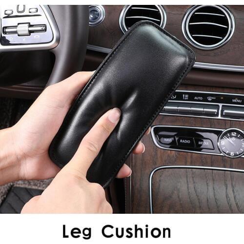 Universal Car Leg Cushion Knee Pad Thigh Supporter Cushion Car Seat Memory Cotton Pillow Interior Accessories