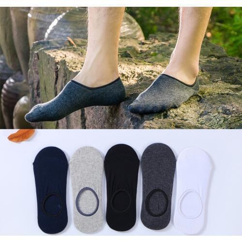 Cotton women low ankle boat socks invisible silicon gel slipper girl boy hosiery 4pair=8pcs ws158
