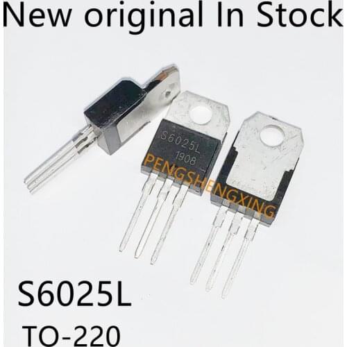 10PCS/LOT S6025L one-way thyristor 25 a 600 v TO-220 New original spot hot sale