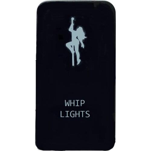 12V-24V On-Off Push Switch LED Backlit WHIP LIGHTS Icon Led Light SWITCH For Toyotaa 4Runner Tomaco