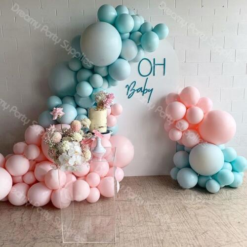 126pcs Latex Balloons Garland Arch Kit Green Blue Pink Balloon Birthday Globals Wedding Baby Shower Anniversary Party Decor