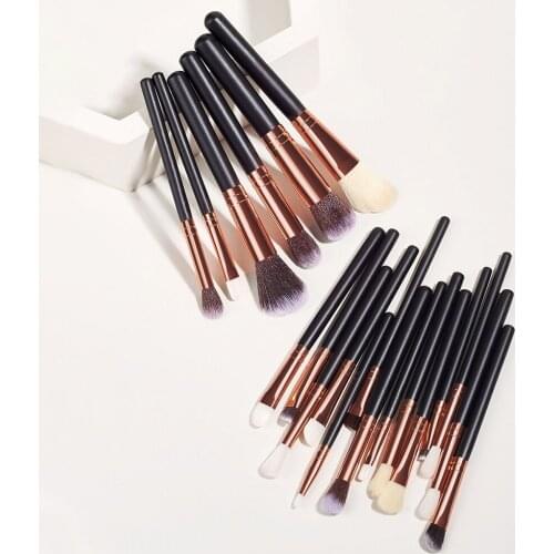 20pcs Professional Makeup Brushes Set Soft Cosmetic Powder Eyeshadow Foundation Eyebrow Blush Blending Brush Beauty Make Up Kit