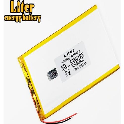 4080125 3780125 Tablet PC 8 cable with battery capacity 5000mAh Universal Battery free shipping