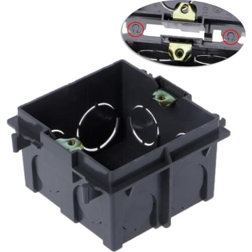 86-Type PVC Junction Box Wall Mount Cassette For Switch Socket Base