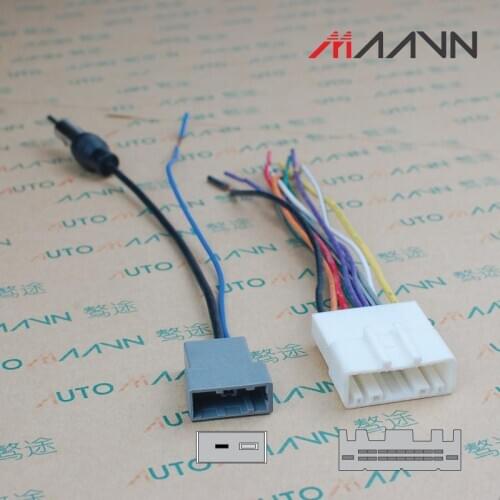 Car Stereo Radio CD DVD Wiring Harness For NISSAN with Antenna Adapter