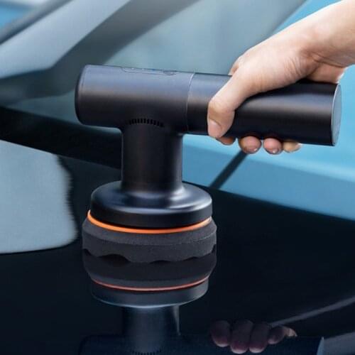 Wireless Car Waxing Machine with 3 Types Polishing Pads Vehicle Polishing Tools Rotary Car Buffer Polisher Waxer