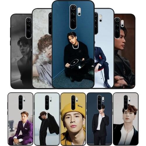 GOT7 Jackson Wang black Silicone Phone Case For Redmi note 9 8 7 Pro S 8T 7A Cover