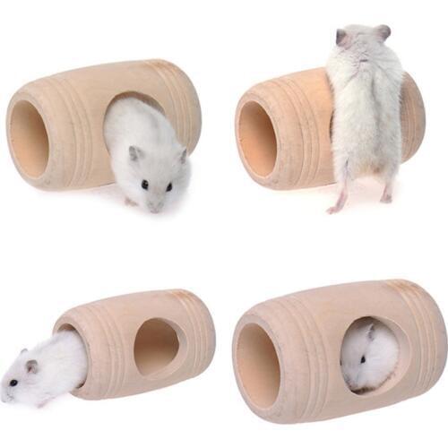 Wooden Animal Bed House Cage Cute Hammock Squirrel Guinea Pigs Chinchillas Wooden Bed For Small Pets Hamsters