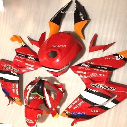 For Aprilia RS125 Body 2006- 2007 -2008 -2009-2010- 2011 RS 125 06-11 Red and orange Motorbike Fairing Injection mold