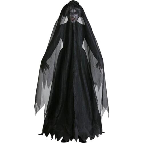 Halloween Cospaly Masquerade Long Dress Adult Halloween Fear Ghost Dark Horror Vampire Witch Dead Corpse Zombie Bride Costumes