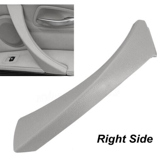 JXLCLYL Gray Right Inner Door Panel Handle Outer Cover Trim For BMW 3-Series E90