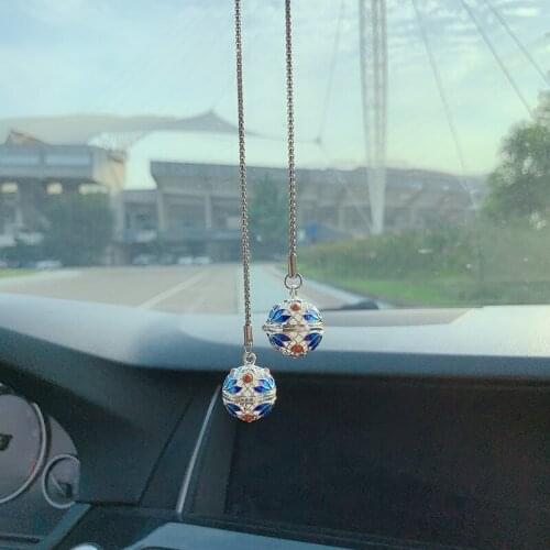 Metal Car Pendant Decoration Car Rearview Mirror Pendant Car Interior Decoration Auto Product Accessories