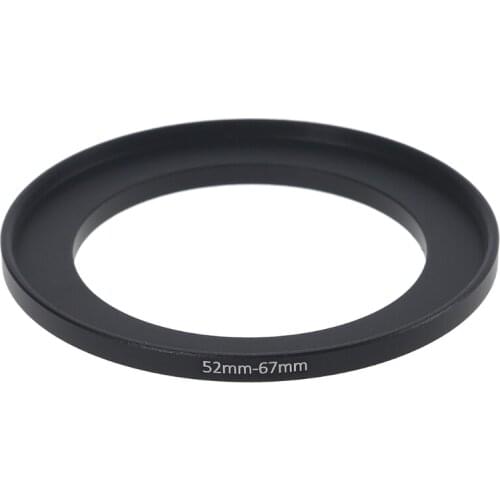 Metal 52mm-67mm Step Up Filter Ring 52-67 mm 52 to 67 Stepping Adapter