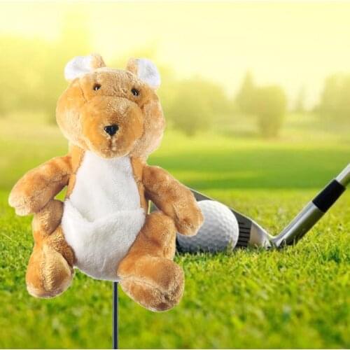 Cute Golf Head Cover Protective Headcover Animal Golf Accessories Cute Gift Accessories for Woods and Hybrids