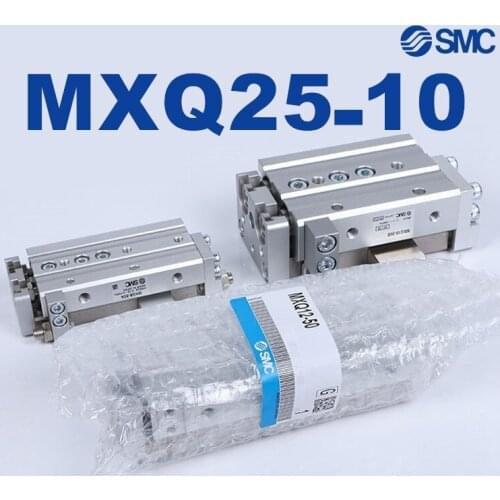 MXQ MXQ25 SMC MXQ25-10 MXQ25-10AS MXQ25L-10AT MXQ25-10A MXQ25-10B Slide Guide Cylinder Pneumatic MXQ25-10BS MXQ25-10BT MXQ25-10C
