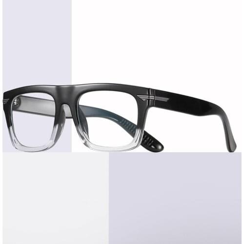 Retro Fashion Anti-Blue Ray Eyewear Plastic Frame Glasses Full Rim Optical Spectacles with Spring Hinges New Arrival Unisex