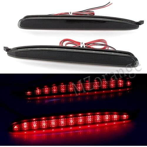 2Pcs 24 LED Car Rear Bumper Reflector Brake Stop Running Light For Mazda 6 2003-2008 For Mazda6 Atenza Sport For Mazdaspeed