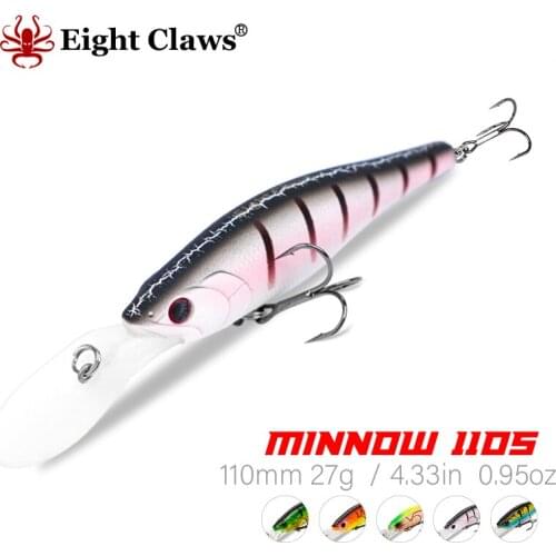 EIGHT CLAWS 3PCS/5PCS 150F Jerk Minnow Hard Lure 150mm 27g Hot Selling Floating Water Fishing Bait Wobbler Long Cast Crank Bait