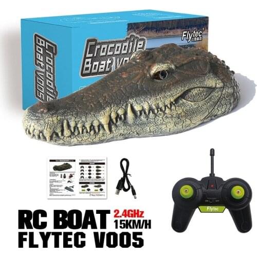 Electric RC Boat RTR Toy Interesting Crocodile Head Toys Vehicle Teenager Model Toys Ship for Kids