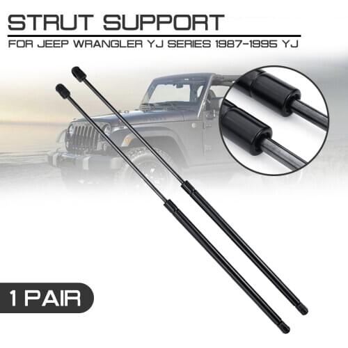 Struts Bar 644MM Rear Window Glass Gas Spring Shock Lift Support Rod Arm For Jeep Wrangler YJ Series 1987 1988 1989-1995 YJ