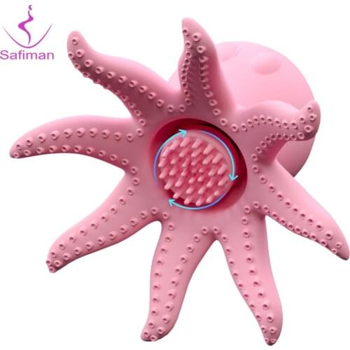 Female Sex Toys 10 Speeds USB Nipple Sucker Brush Clit Vibrator Female Breast Enlargement Nipples Massager Clitoris Stimulator