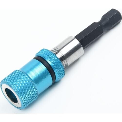 Blue 1/4 Shank Driver Hex Drill Holder Screw Screwdriver Bit For Makita Dewalt Home Garden Supplies