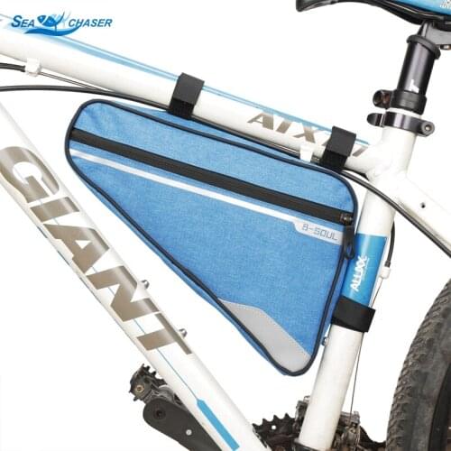 MTB Bike Bag Triangle Bycicle Bicycle Front Frame Tube Bag Mountain Bike Accessories Cycling Bag Panniers Accessory
