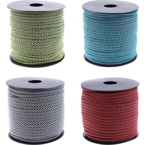 50m Reflective Guyline Outdoor Camping Tent Rope Runners Guy Line Cord Wire