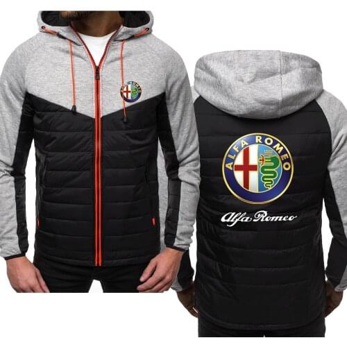 2021 New Men Hoodies for ALFA ROMEO Tools Spring Autumn Jacket Casual Sweatshirt Long Sleeve Zipper Hoody