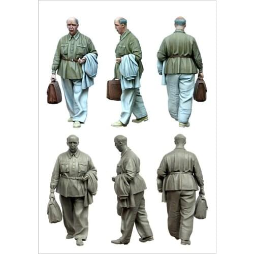 [tuskmodel] 1 35 scale resin figures kits clerk