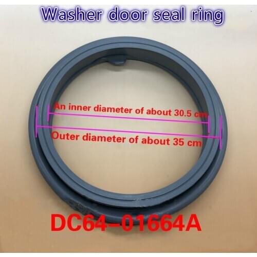 Suitable for Samsung drum washing machine door seal WF8600NGU WF9600NHW WF0602WKQ door seal ring aprons