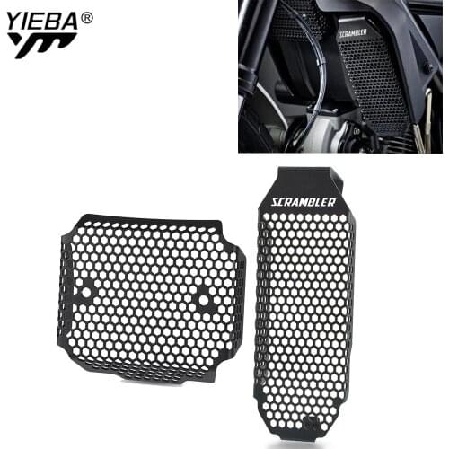 Motor Rectifier Cover Guard Oil Cooler Guard Protector For Ducati Scrambler Icon Dark 2020 2021 Icon / Full Throttle 2015-2020