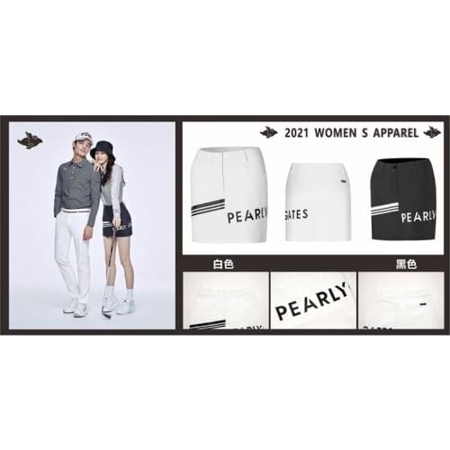 2021 new PEARLY GATES ladies short skirt golf outdoor sports leisure breathable short skirt free shipping