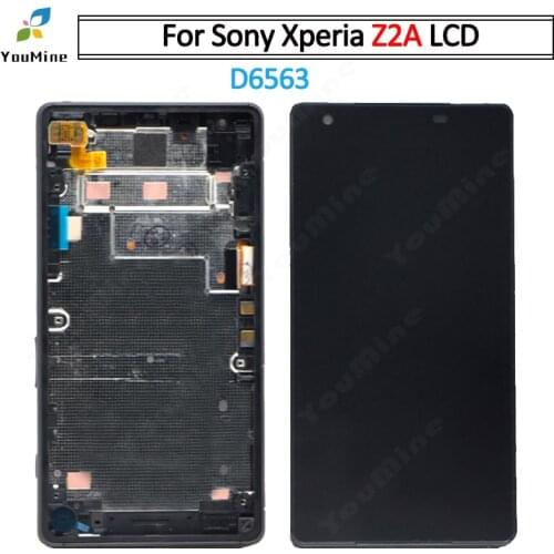 5.0" For Sony Xperia Z2a Z2 a LCD Display Touch Screen Digitizer Assembly Replacement for Sony Z2a D6563 LCD ZL2