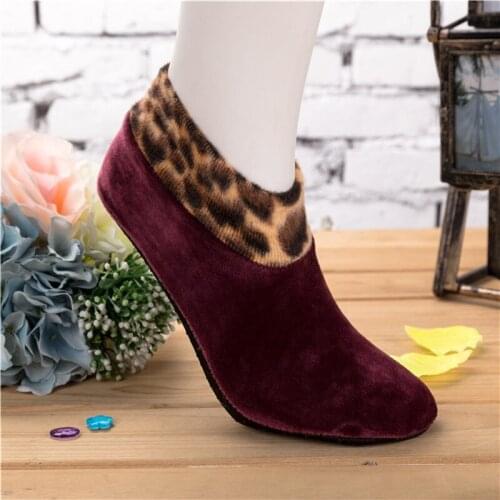 2021 Winter Thicken Socks Non-slip Floor Indoor Unisex High Quality Warm Soft Home Room Short Shoes Fashion Solid Floor Socks