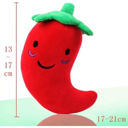 1pc Plush Squeaky Bone Dog Toys Bite-Resistant Clean Dog Chew Puppy Training Toy Soft Banana Carrot And Vegetable Pet Supplies