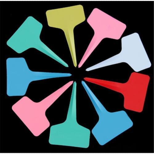 20pcs Gardening Plant T shape Waterproof Tags Flower Vegetable Planting Label Tools farm garden Seedling tray mark garden tools