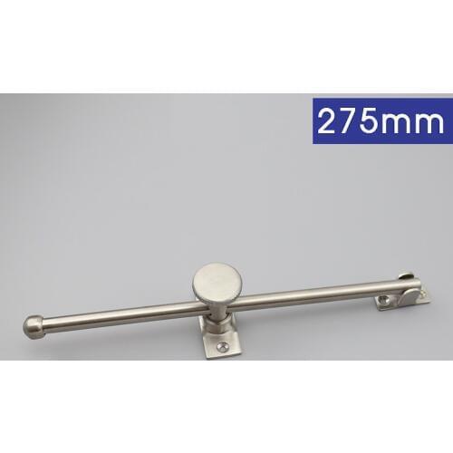 1x Adjustable Wind Brace Bracing Window Support Limiting Stopper Stainless Steel Industrial Wind-proof Rod 275mm