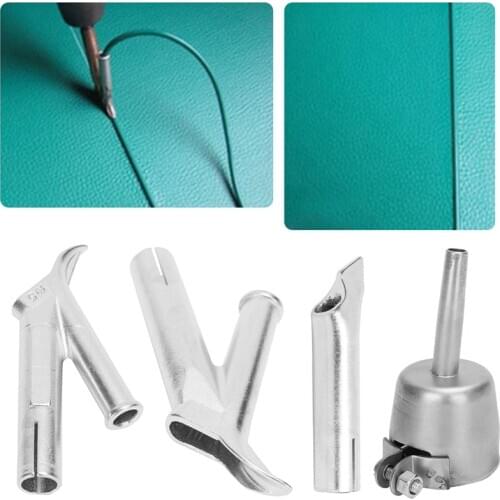 4PCS x Speed 5mm Weld Tip Welding Nozzles For Vinyl PVC Plastic Hot Air Gun